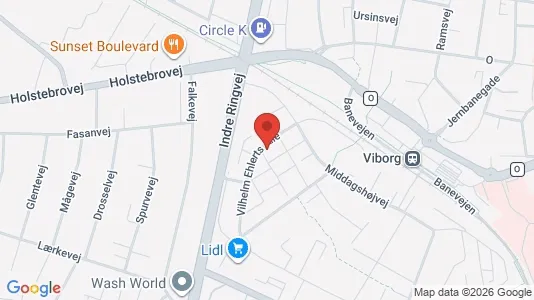Lejligheder til leje i Viborg - Foto fra Google Street View