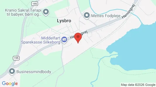Lejligheder til leje i Silkeborg - kort over placeringen