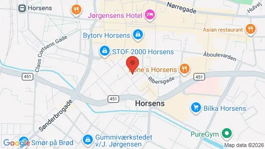 Lejligheder til leje i Horsens - Foto fra Google Street View