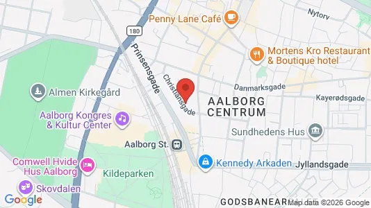Lejligheder til leje i Aalborg Centrum - Foto fra Google Street View