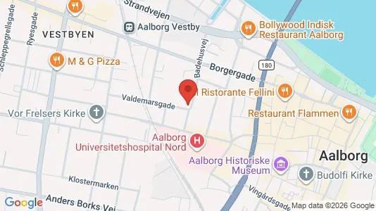 Lejligheder til leje i Aalborg Centrum - Foto fra Google Street View