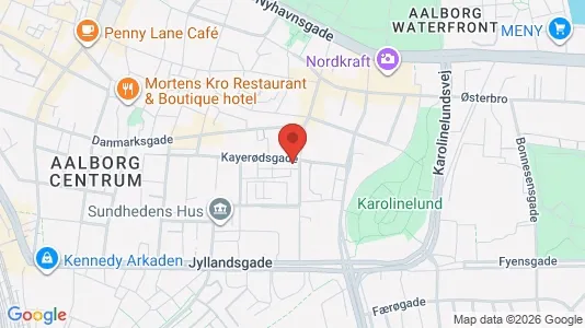 Lejligheder til leje i Aalborg Centrum - Foto fra Google Street View
