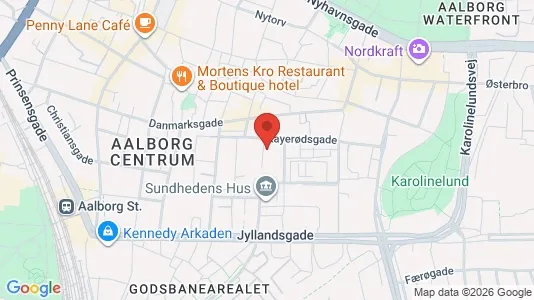 Lejligheder til leje i Aalborg Centrum - Foto fra Google Street View