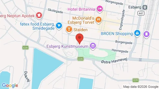 Lejligheder til salg i Esbjerg Centrum - Foto fra Google Street View
