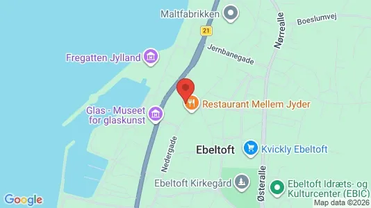 Lejligheder til salg i Ebeltoft - Foto fra Google Street View
