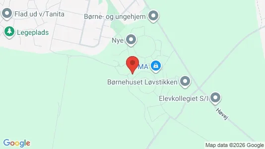 Lejligheder til leje i Århus N - kort over placeringen