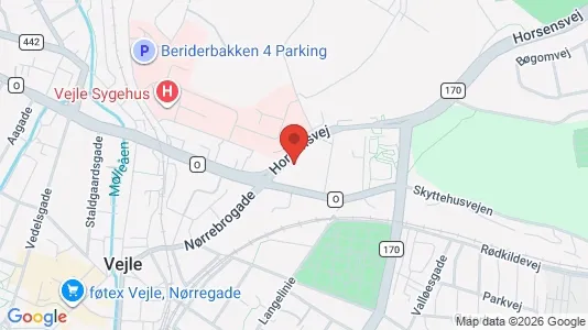 Lejligheder til leje i Vejle Centrum - Foto fra Google Street View