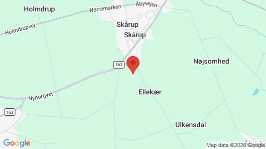Lejligheder til leje i Skårup Fyn - Foto fra Google Street View
