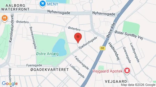Lejligheder til salg i Aalborg Centrum - Foto fra Google Street View