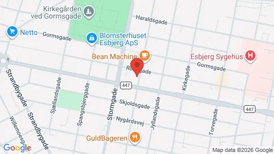Lejligheder til salg i Esbjerg Centrum - Foto fra Google Street View