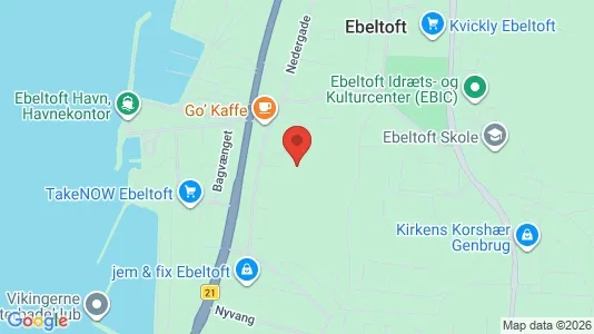 Lejligheder til salg i Ebeltoft - Foto fra Google Street View