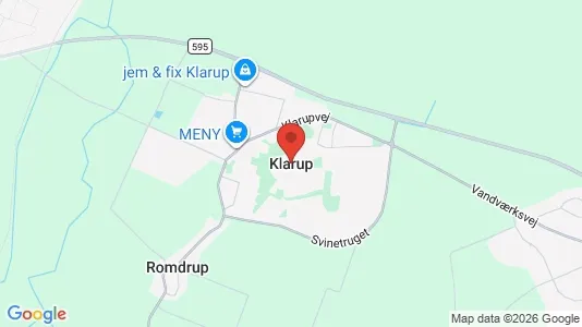 Lejligheder til leje i Klarup - kort over placeringen