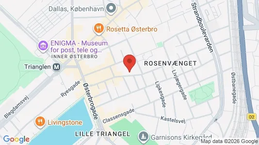 Lejligheder til salg i Østerbro - Foto fra Google Street View