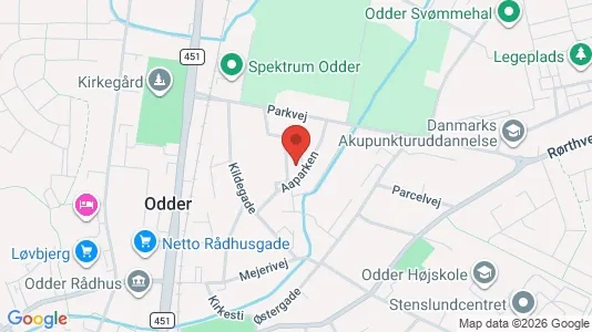 Lejligheder til salg i Odder - Foto fra Google Street View