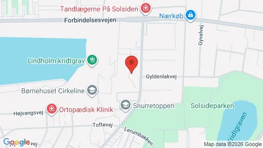 Lejligheder til leje i Nørresundby - kort over placeringen