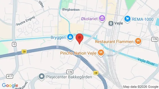 Lejligheder til leje i Vejle Centrum - Foto fra Google Street View