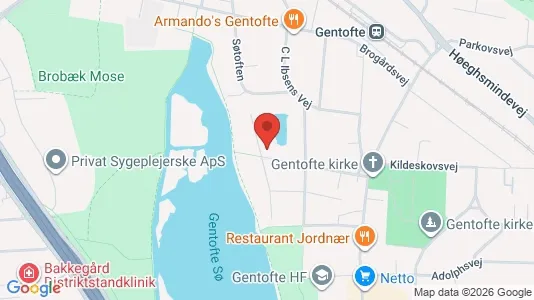 Lejligheder til salg i Gentofte - Foto fra Google Street View