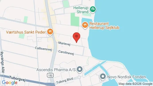 Lejligheder til salg i Hellerup - Foto fra Google Street View