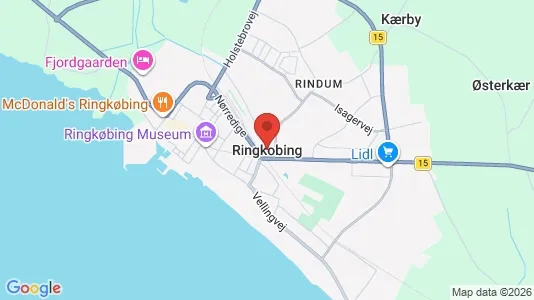 Lejligheder til salg i Ringkøbing - Foto fra Google Street View