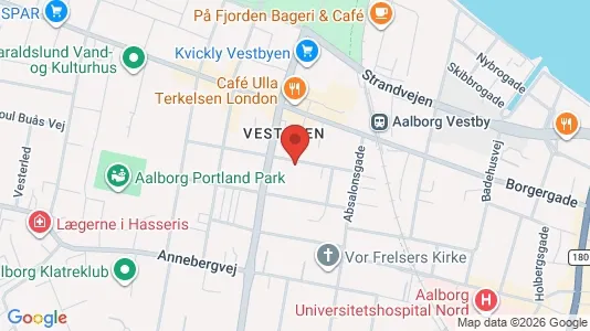 Lejligheder til salg i Aalborg Centrum - Foto fra Google Street View