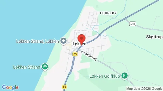 Lejligheder til salg i Løkken - Foto fra Google Street View