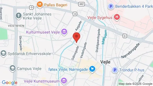 Lejligheder til leje i Vejle Centrum - Foto fra Google Street View