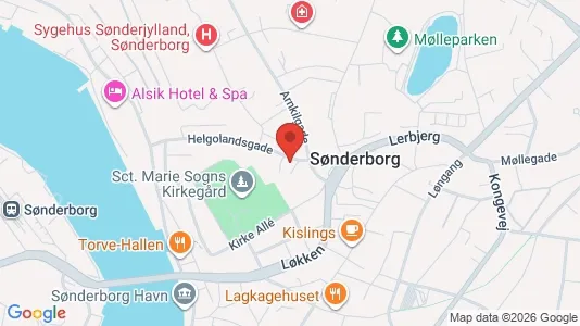 Lejligheder til leje i Sønderborg - Foto fra Google Street View