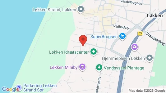 Lejligheder til salg i Løkken - Foto fra Google Street View