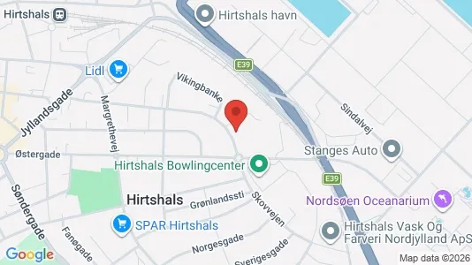 Lejligheder til leje i Hirtshals - Foto fra Google Street View