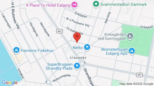 Lejligheder til leje i Esbjerg Centrum - Foto fra Google Street View
