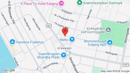 Lejligheder til leje i Esbjerg Centrum - Foto fra Google Street View