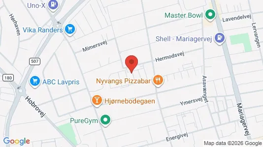 Lejligheder til leje i Randers NV - Foto fra Google Street View