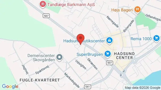 Lejligheder til leje i Hadsund - Foto fra Google Street View