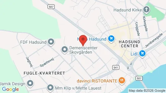 Lejligheder til leje i Hadsund - Foto fra Google Street View