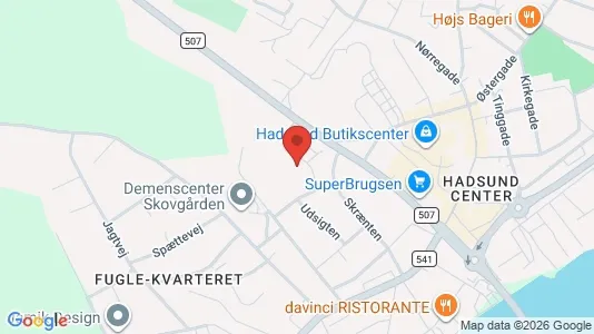 Lejligheder til leje i Hadsund - Foto fra Google Street View