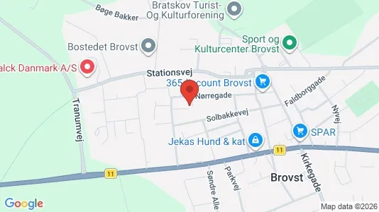 Lejligheder til leje i Brovst - Foto fra Google Street View