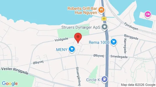 Lejligheder til leje i Struer - Foto fra Google Street View