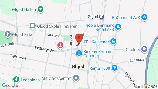 Lejligheder til leje i Ølgod - Foto fra Google Street View