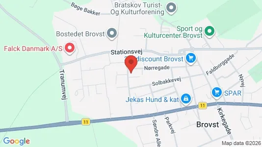 Lejligheder til leje i Brovst - Foto fra Google Street View