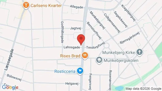 Lejligheder til salg i Odense C - kort over placeringen
