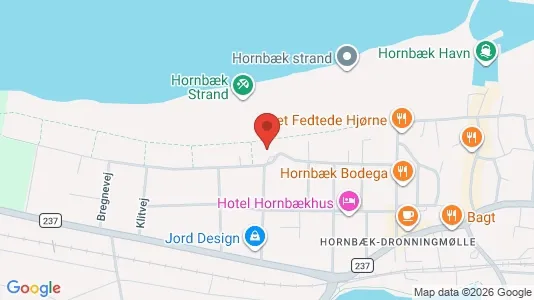 Lejligheder til salg i Hornbæk - Foto fra Google Street View