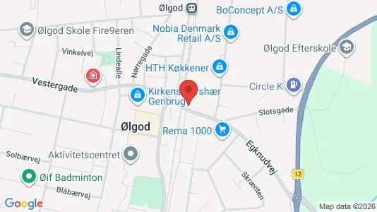 Lejligheder til leje i Ølgod - Foto fra Google Street View