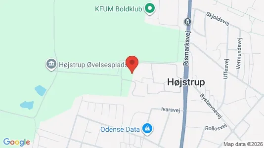 Lejligheder til leje i Odense V - kort over placeringen