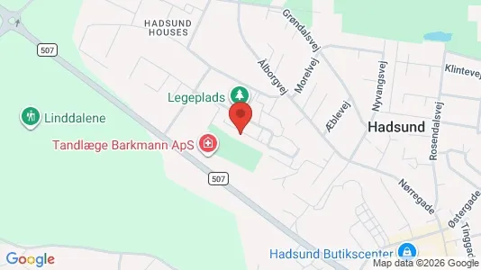 Lejligheder til leje i Hadsund - Foto fra Google Street View