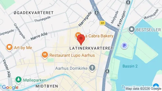 Lejligheder til salg i Århus C - Foto fra Google Street View