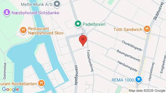 Lejligheder til salg i Odense C - kort over placeringen