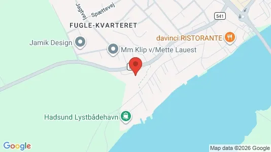 Lejligheder til salg i Hadsund - kort over placeringen