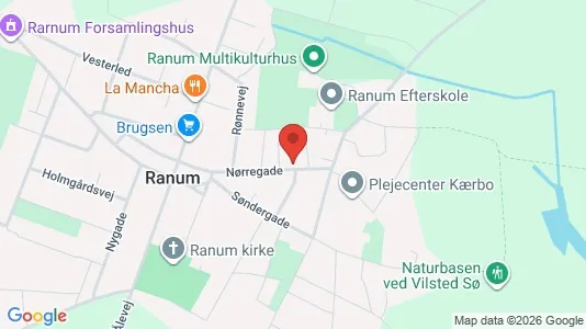 Lejligheder til salg i Ranum - kort over placeringen