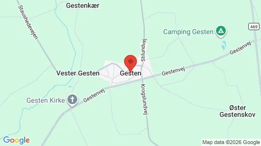 Lejligheder til leje i Gesten - kort over placeringen