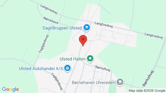 Lejligheder til salg i Hals - kort over placeringen